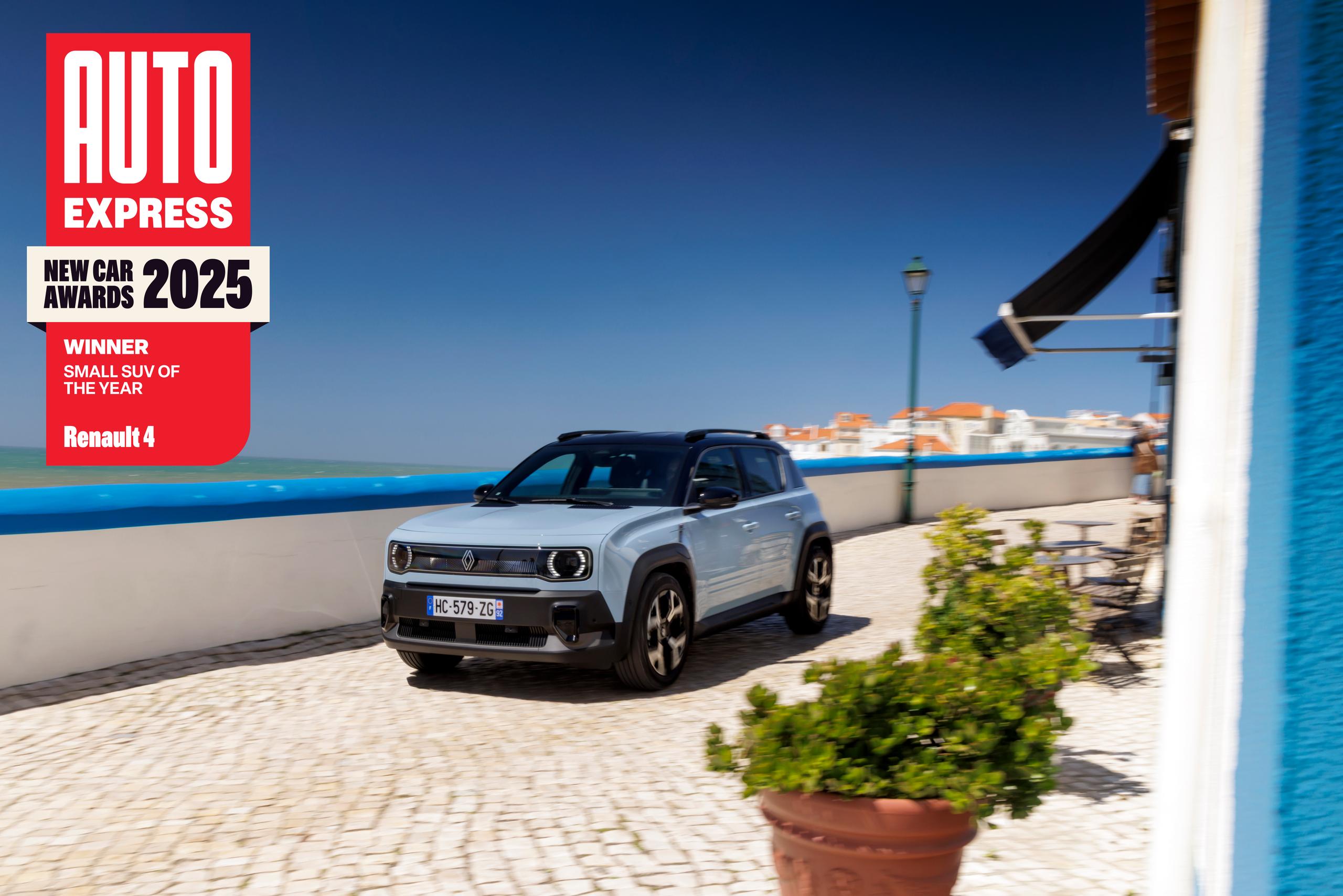 RENAULT 4, RENAULT 5 AND MASTER E-TECH ELECTRIC WIN BIG AT THE AUTO EXPRESS NEW CAR AWARDS 2025