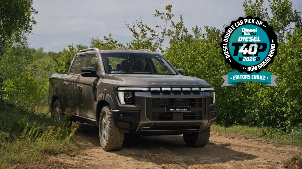 KGM Musso Rhino Named Editor’s Choice in Diesel & EcoCar’s Diesel Top 40 2026
