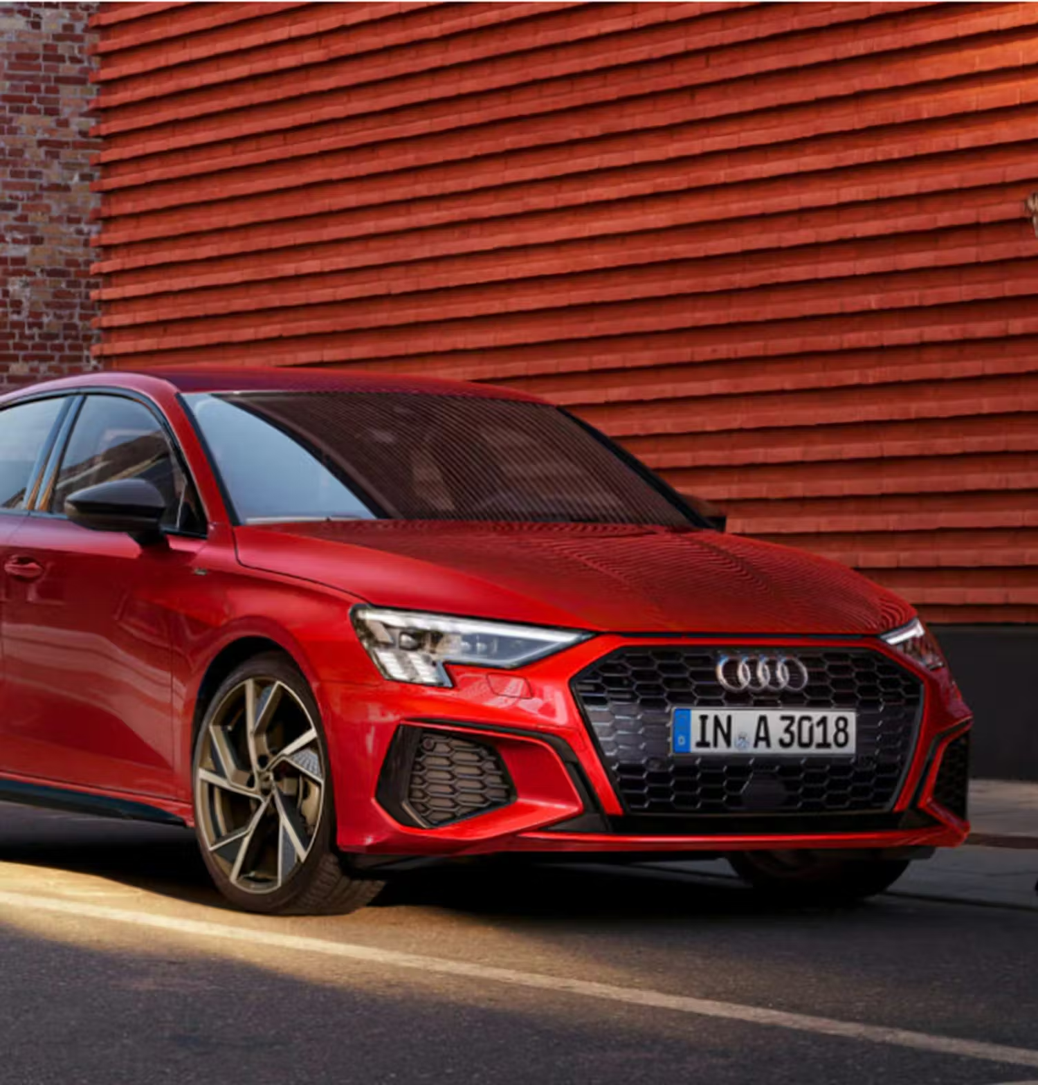Red Audi Exterior