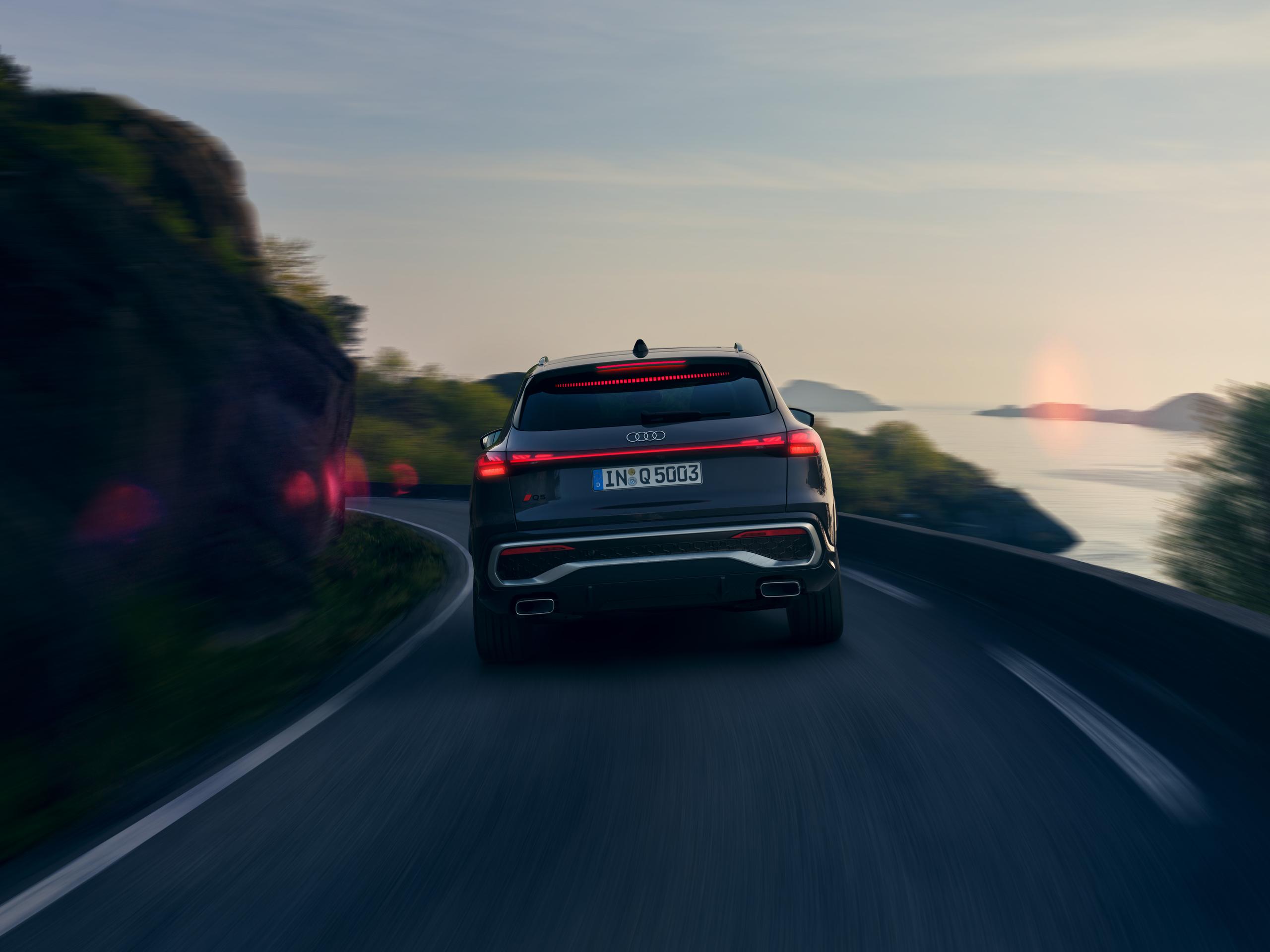 Audi Q5 SUV Rear Side View