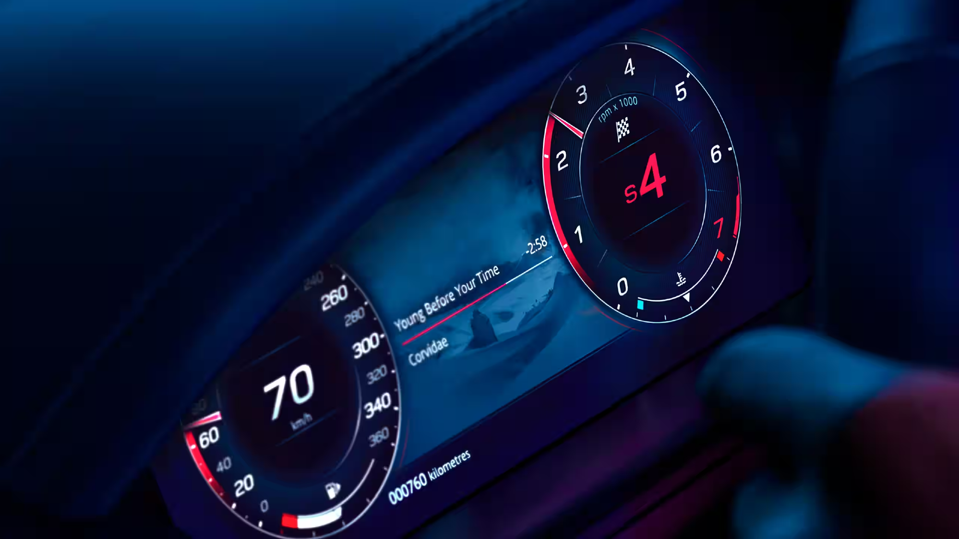Jaguar F-Type Drivers Display