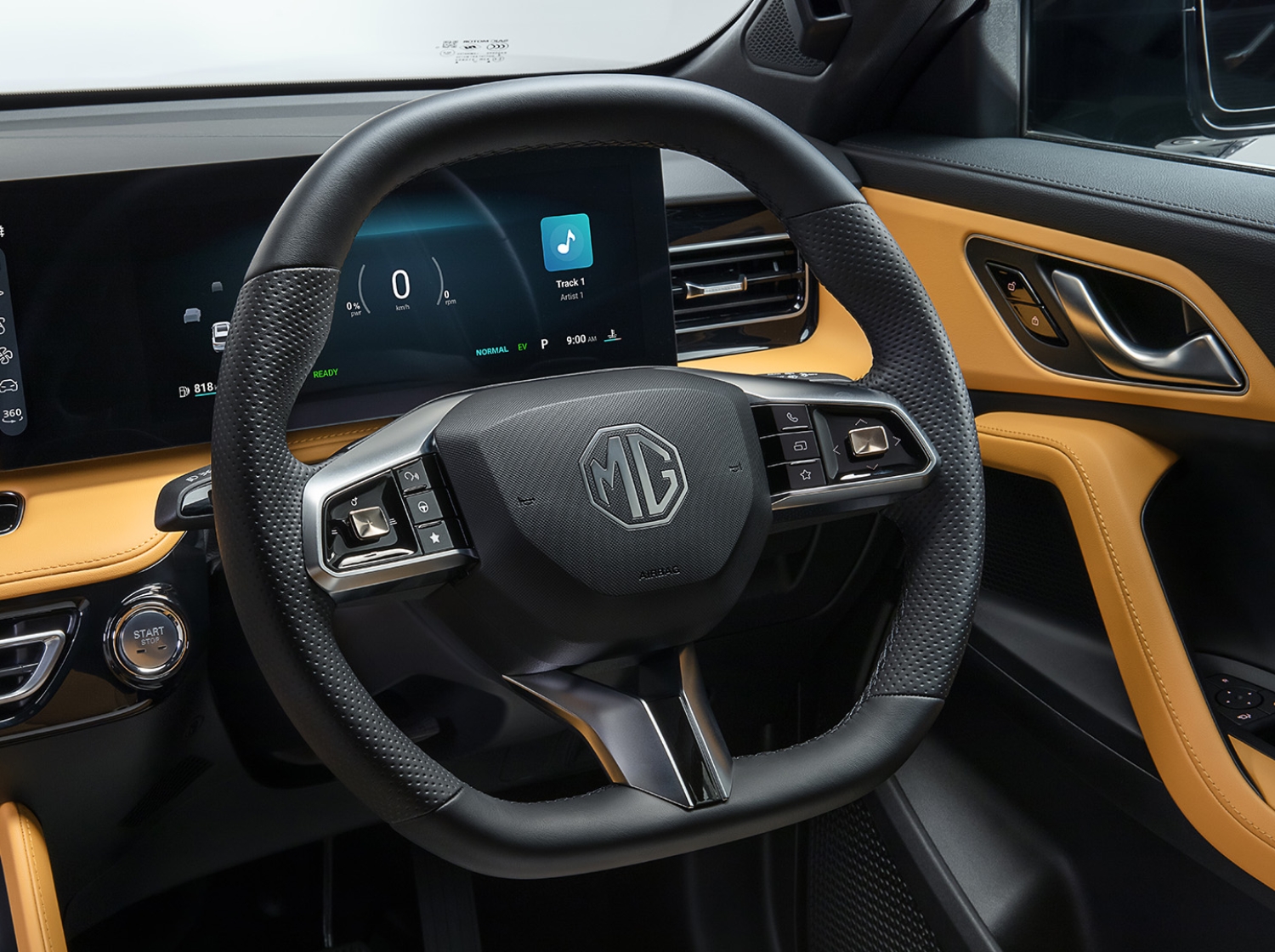 MG HS steering wheel