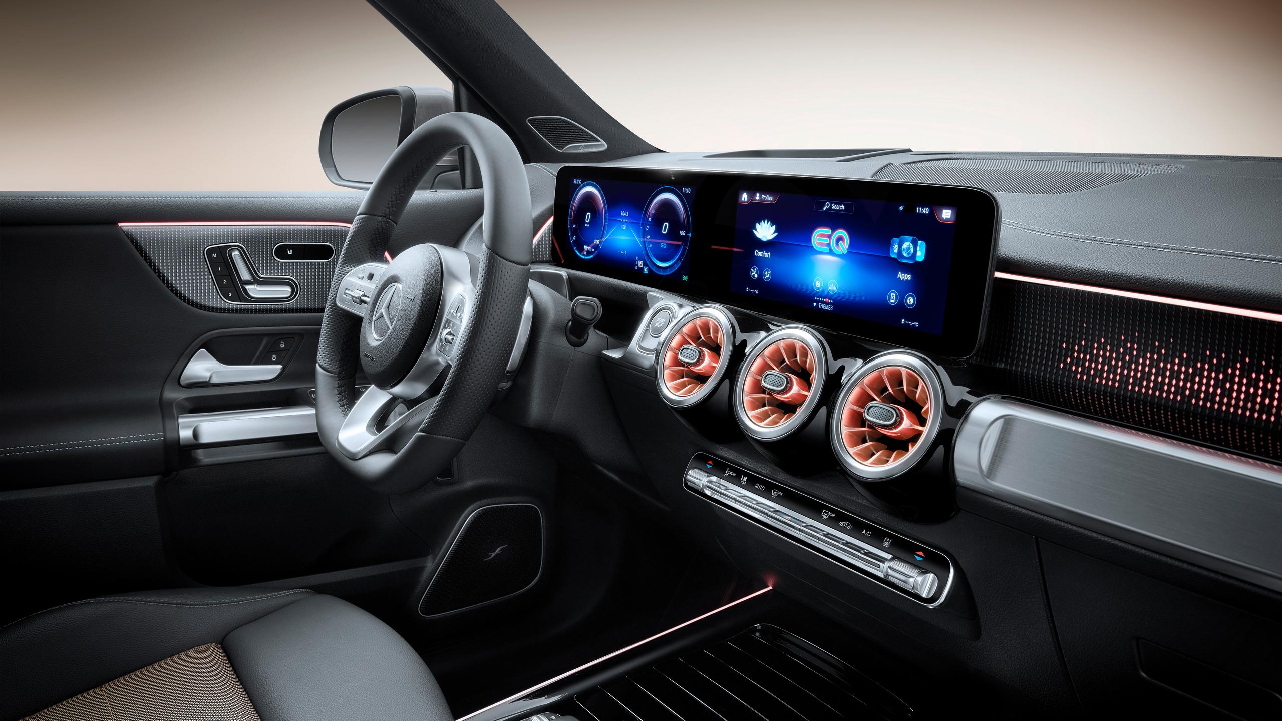 Mercedes EQB inside cabin