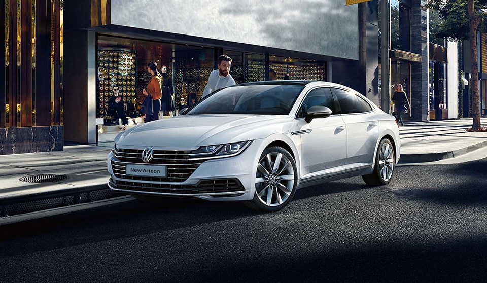 White Volkswagen Arteon Exterior