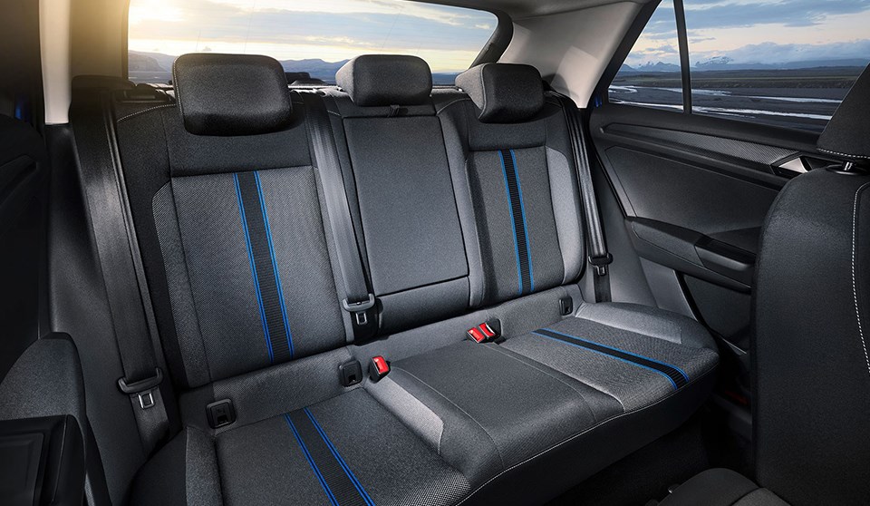 rear seat of VW T-Roc