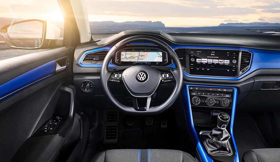 infotainment of VW T-roc