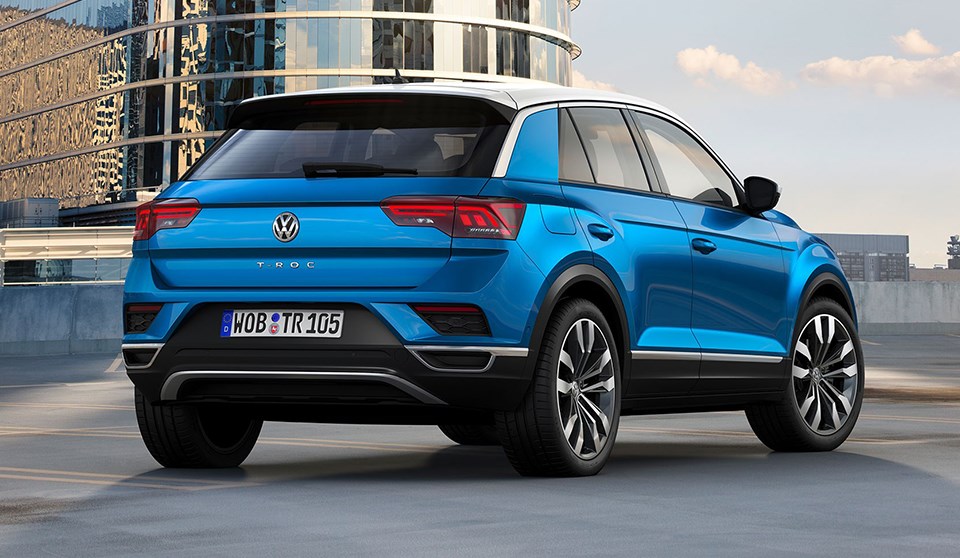 Rear of VW T-Roc