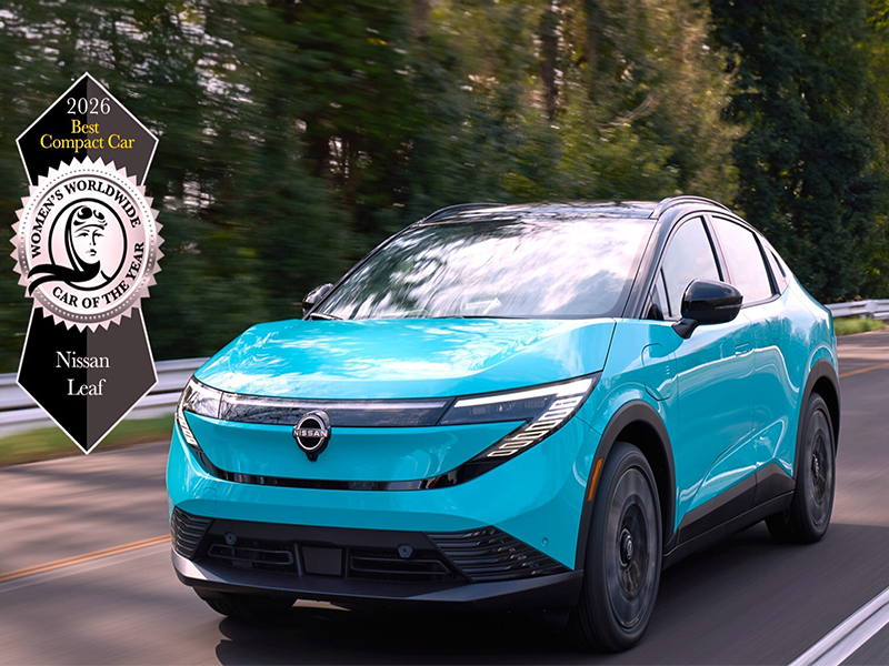 Nissan LEAF Named World’s Best Compact Car by WWCOTY Jury