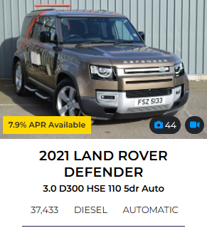 2021 bronze brown land rover defender d300 diesel automatic lisburn belfast ni