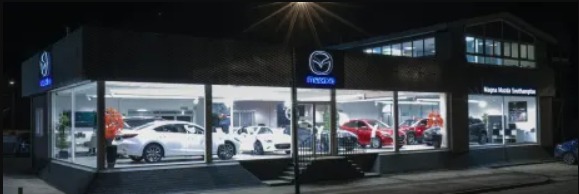 Magna mazda southampton dealership exterior