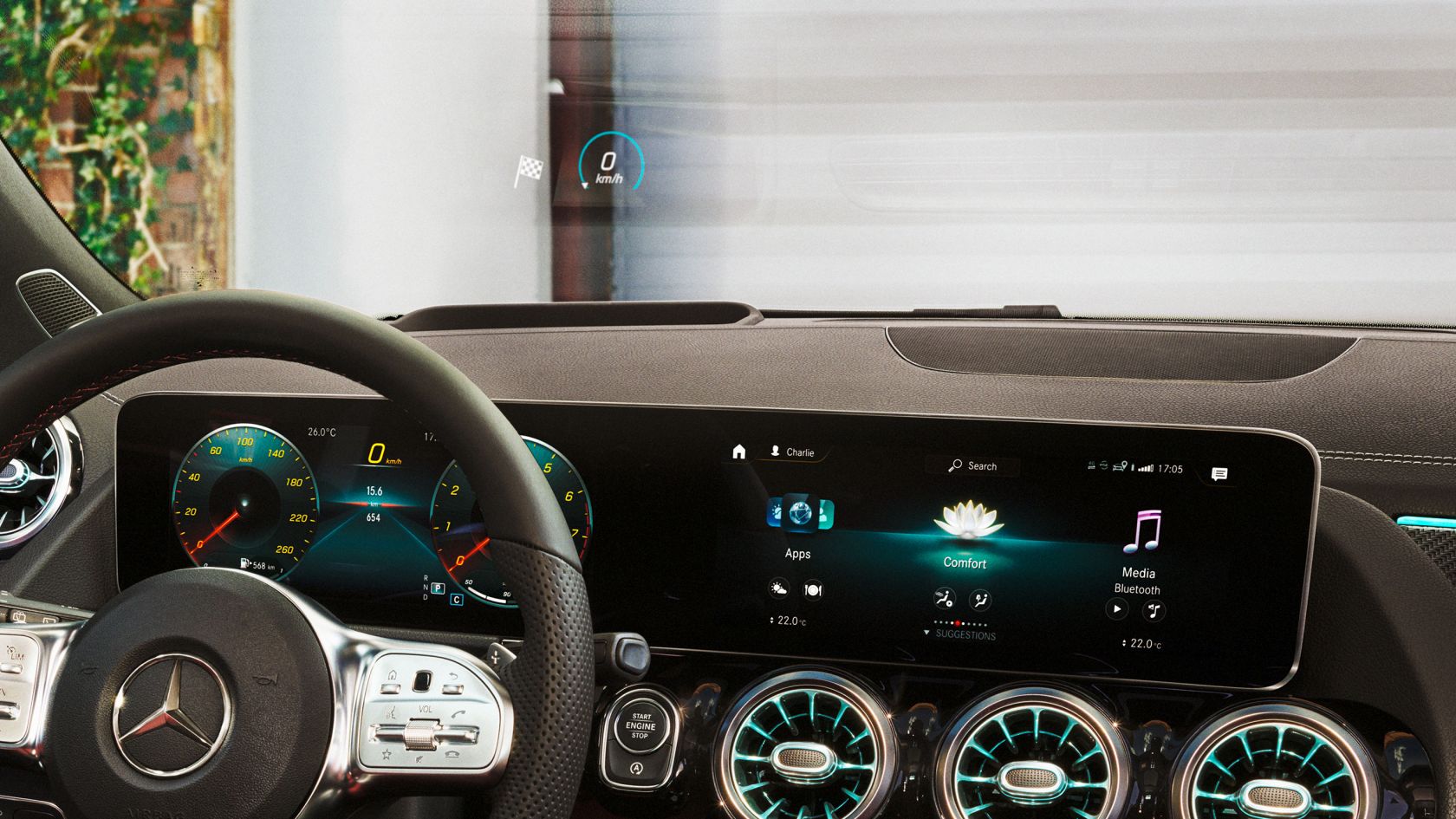 GLA Digital Cockpit display