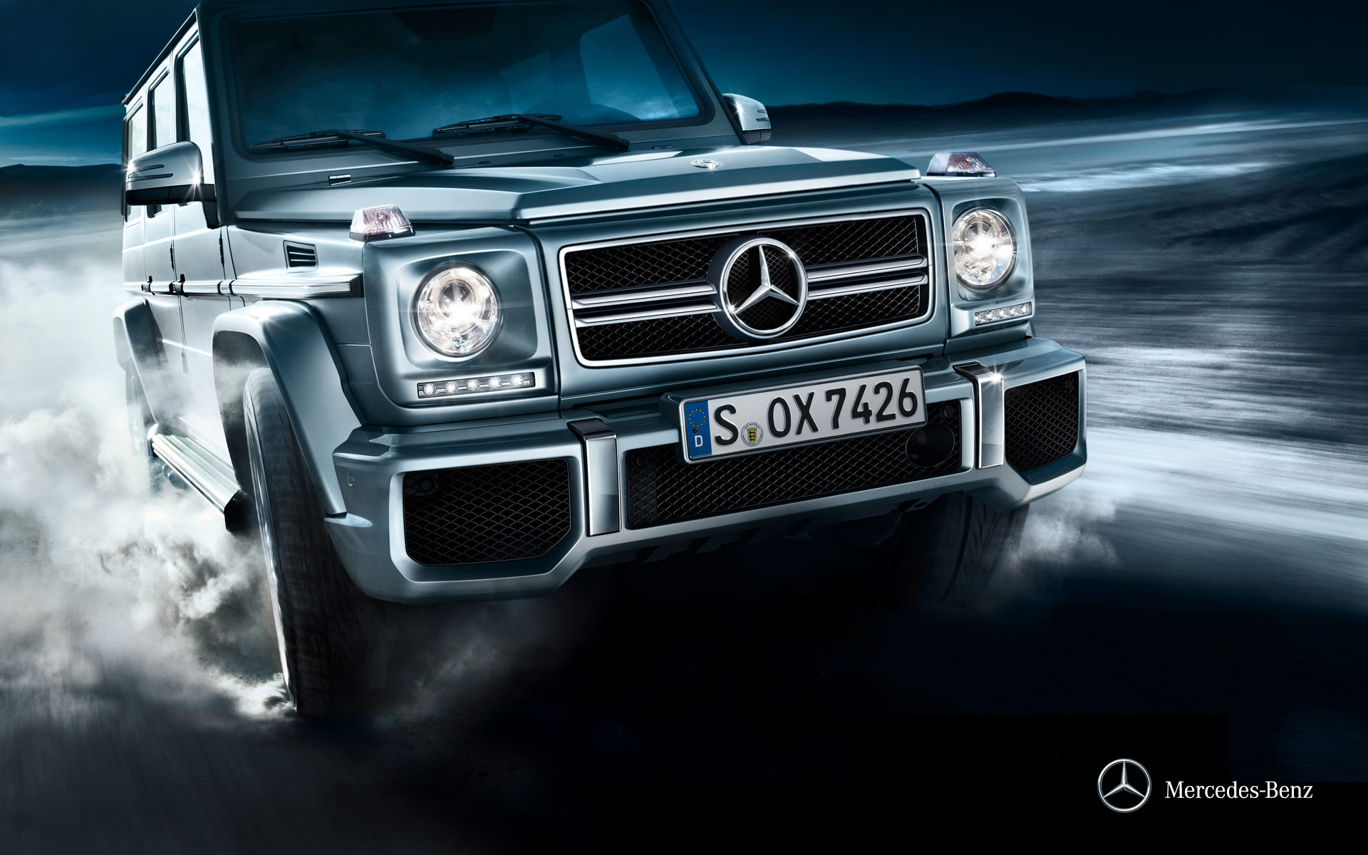 G Wagon on sand