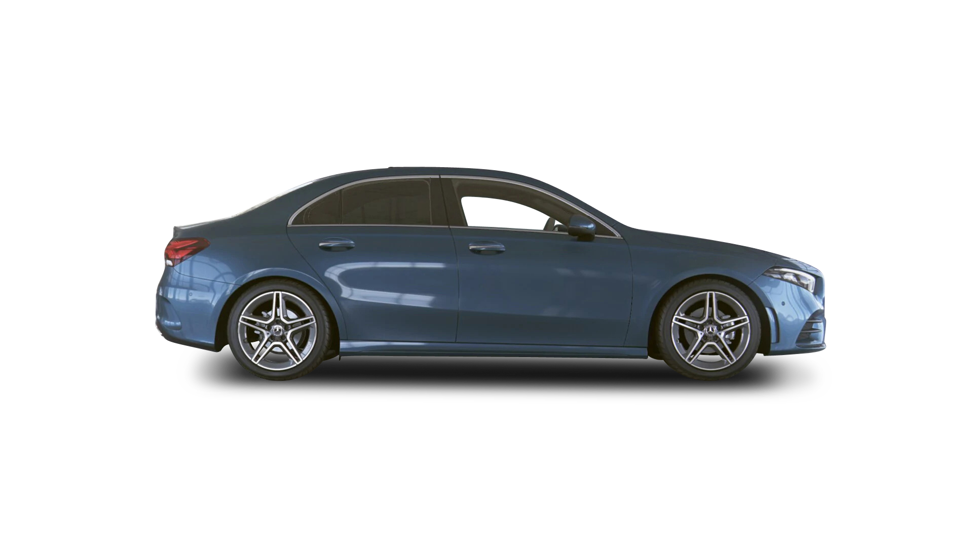 Blue A-Class Saloon