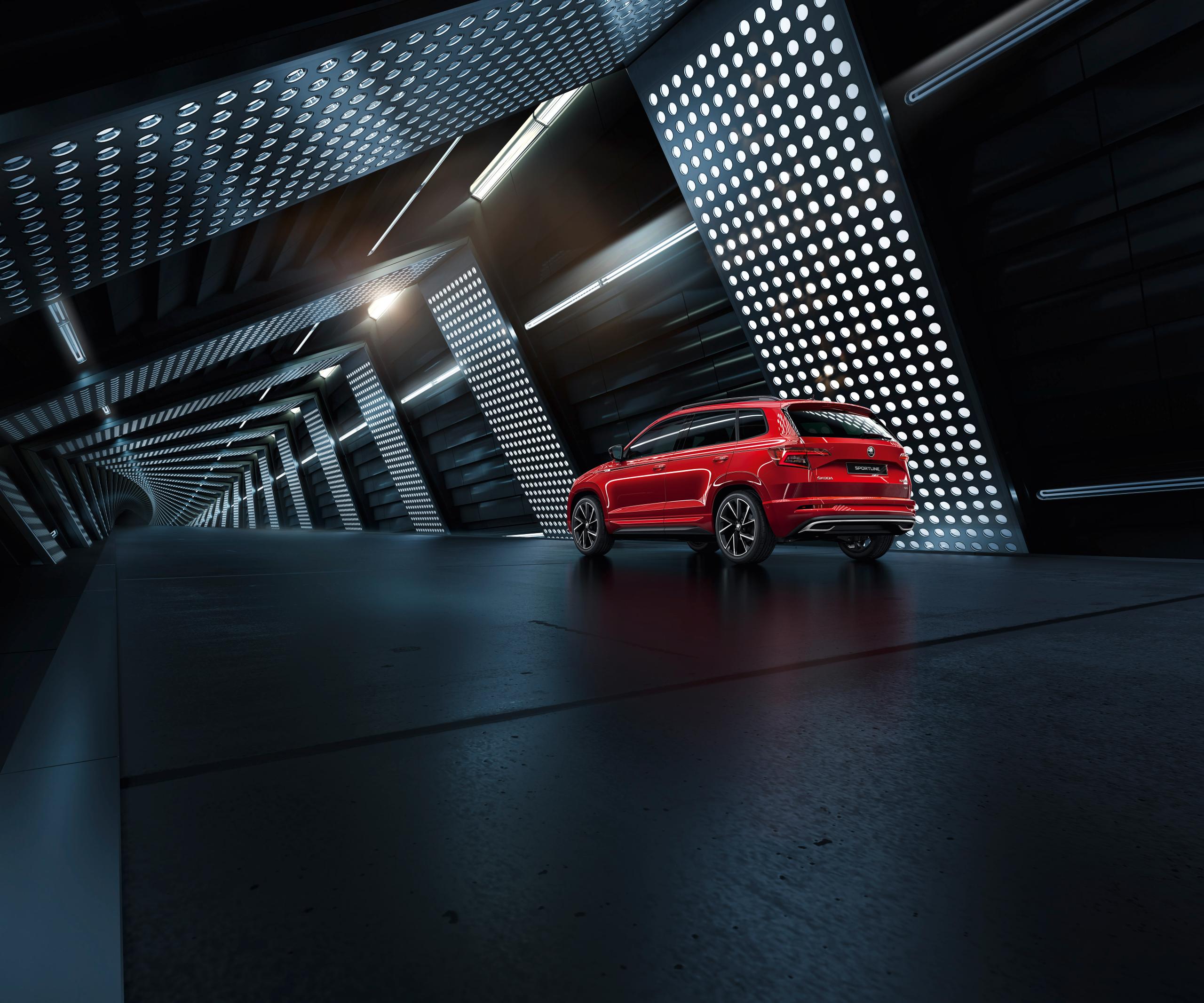 Skoda Karoq red