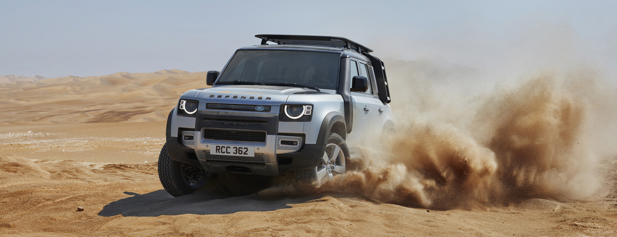 Defender off-roading