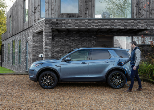 Discovery Sport parked