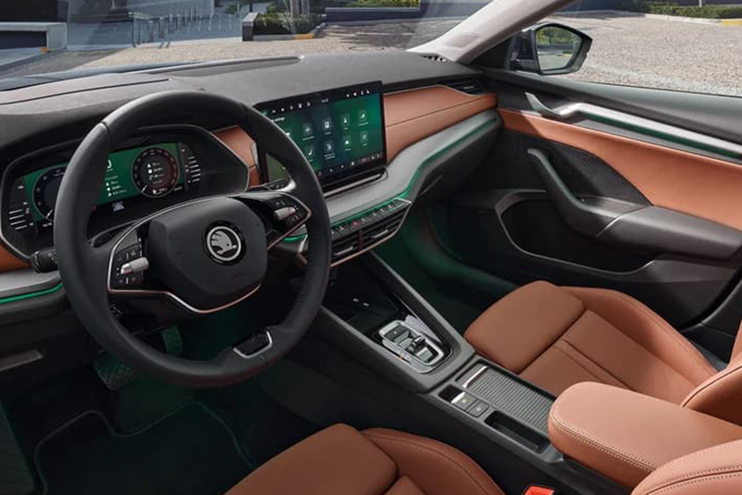 Leather seats