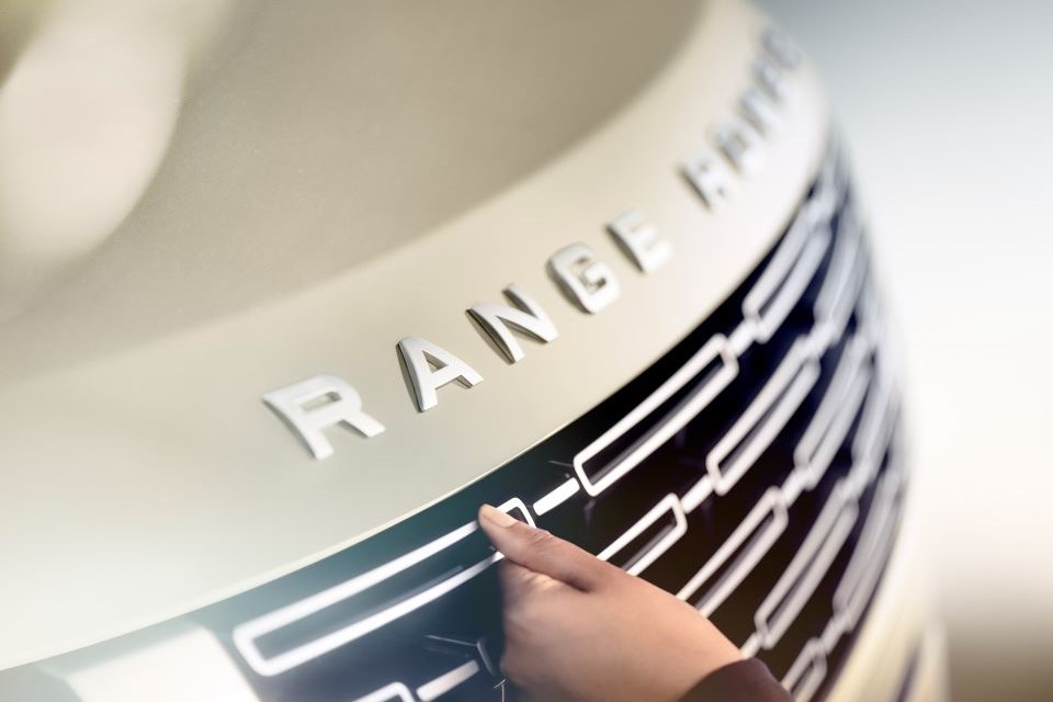 Range Rover Grille Close Up
