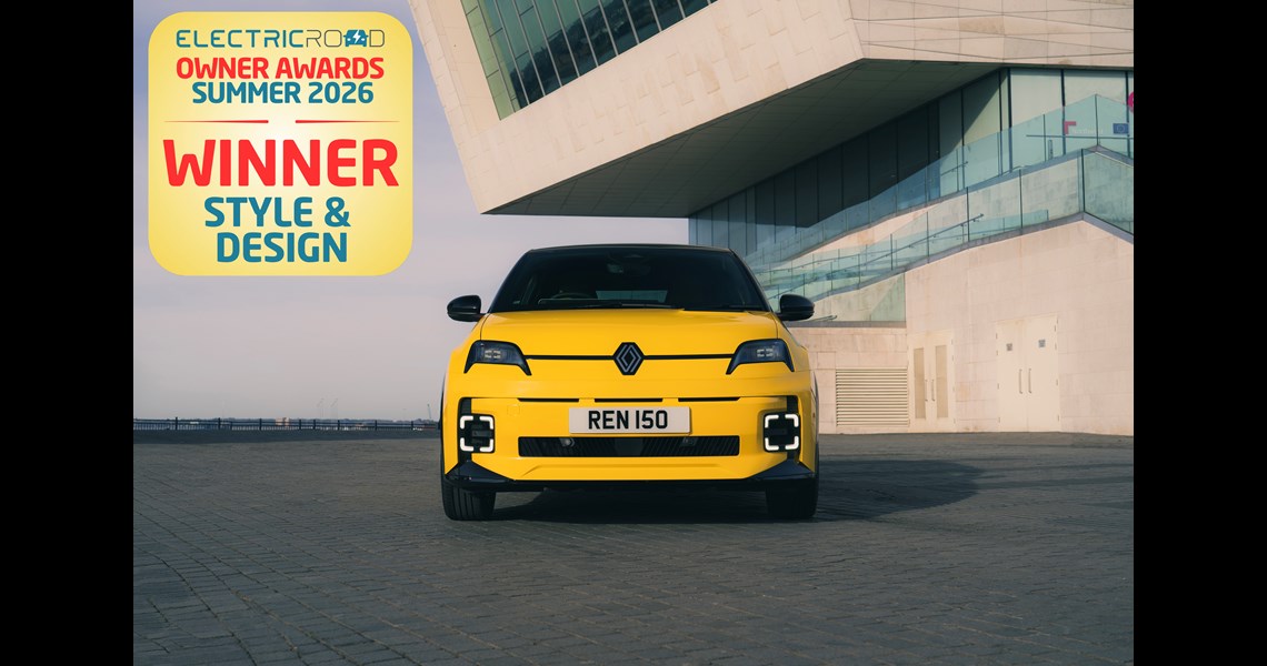 RENAULT 5 E-TECH ELECTRIC WINS OVER UK DRIVERS TO TAKE TOP ‘STYLE & DESIGN’ HONOUR IN ELECTRIC ROAD UK EV OWNERS POLL AWARDS