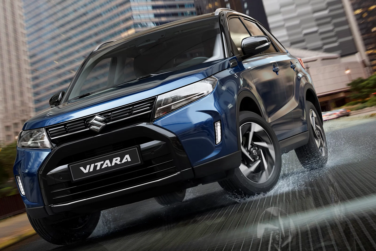 front and slight side profile of 2025 suzuki vitara