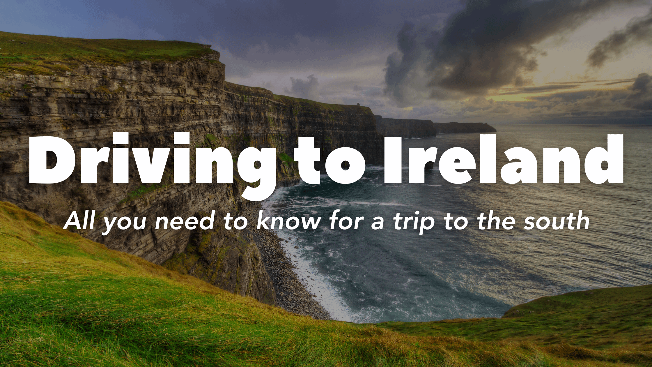 Driving from Northern Ireland to the Republic of Ireland
