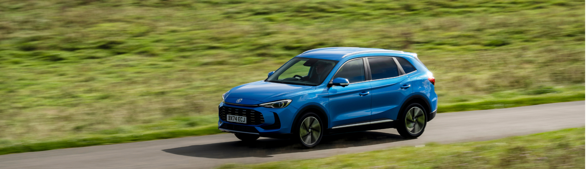 Blue MG ZS