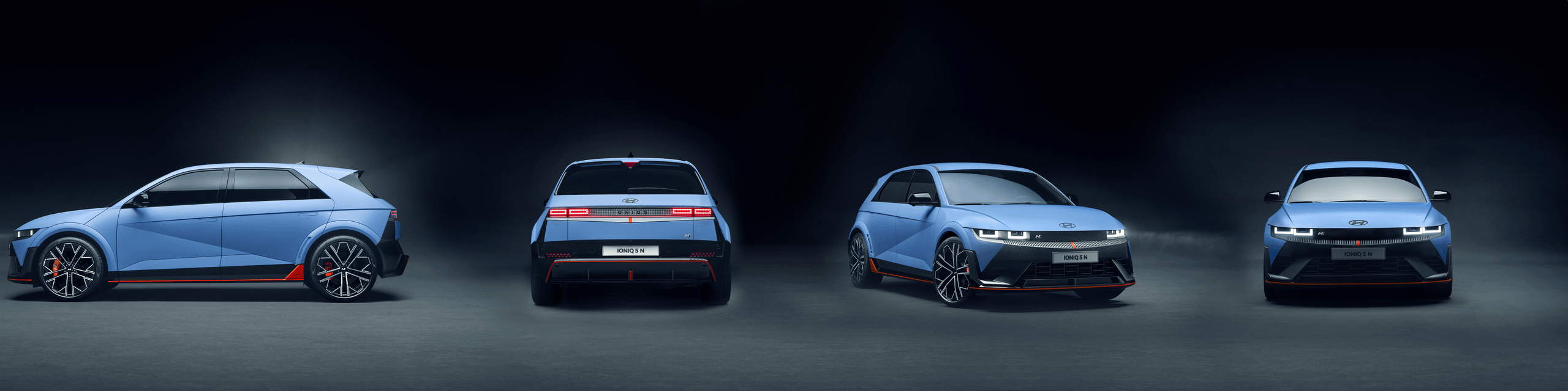 Blue Hyundai IONIQ 5 N