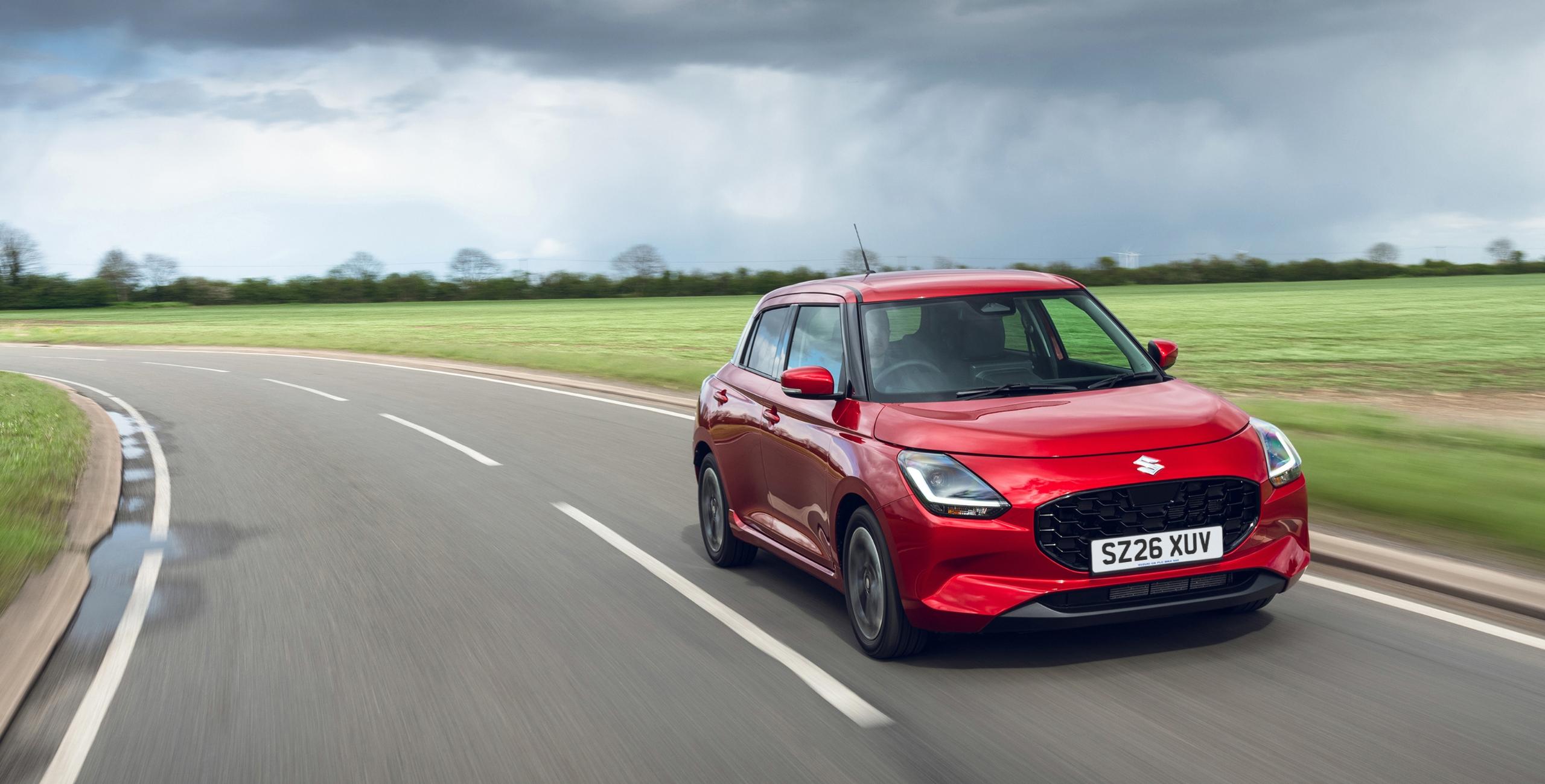 Red Suzuki Swift Rear