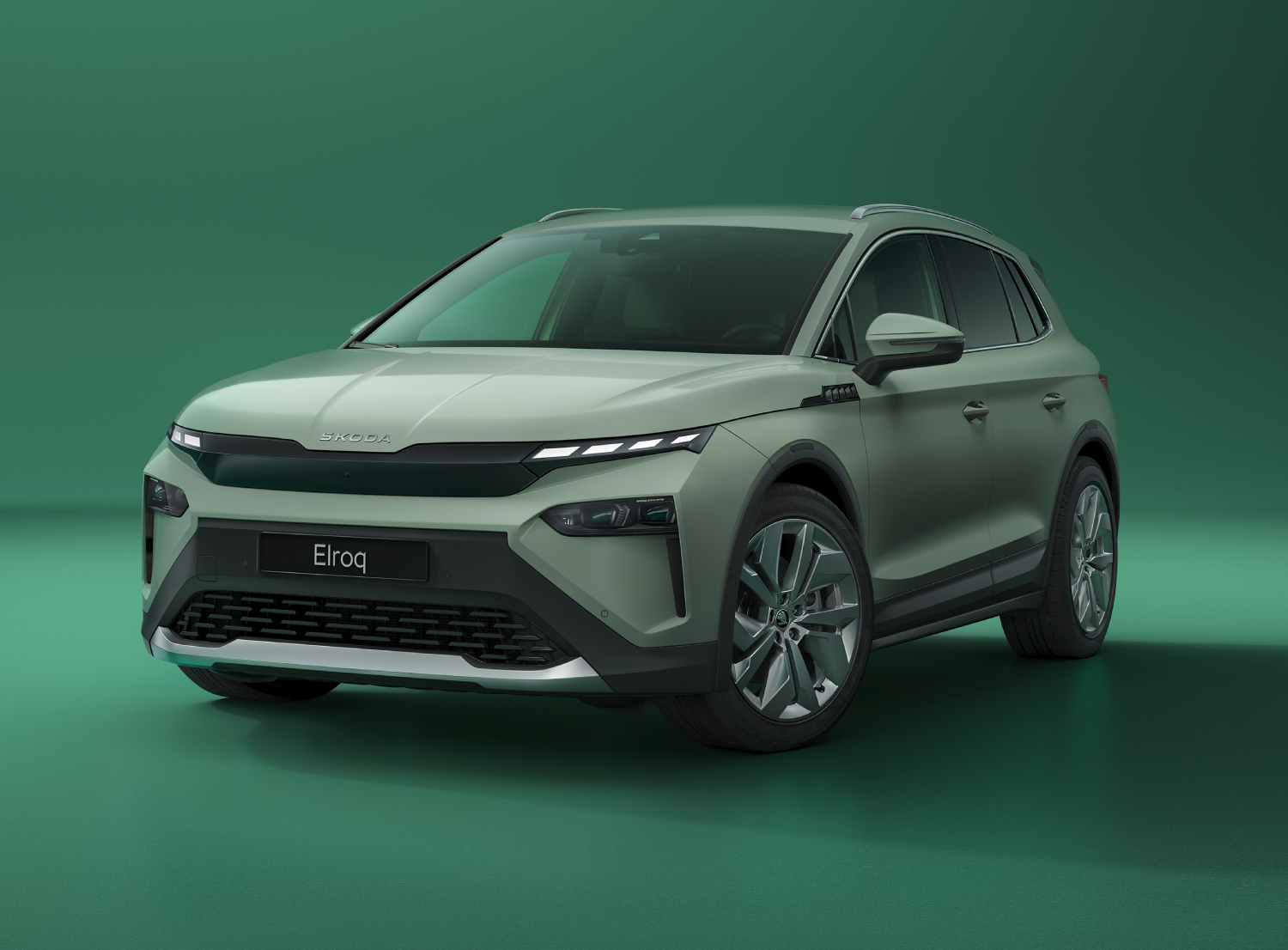 SKODA Elroq Front Side View