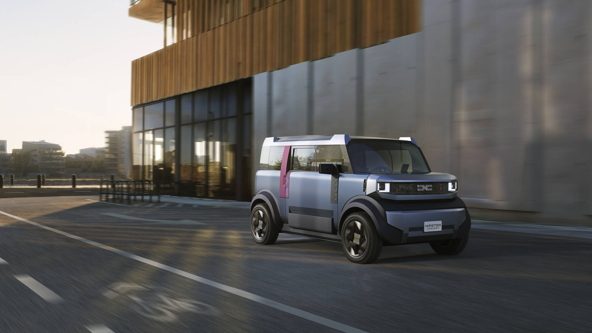 Dacia Hipster Concept – an alternative vision of electric mobility: ultra-affordable, ultra-essential, « à la Dacia »