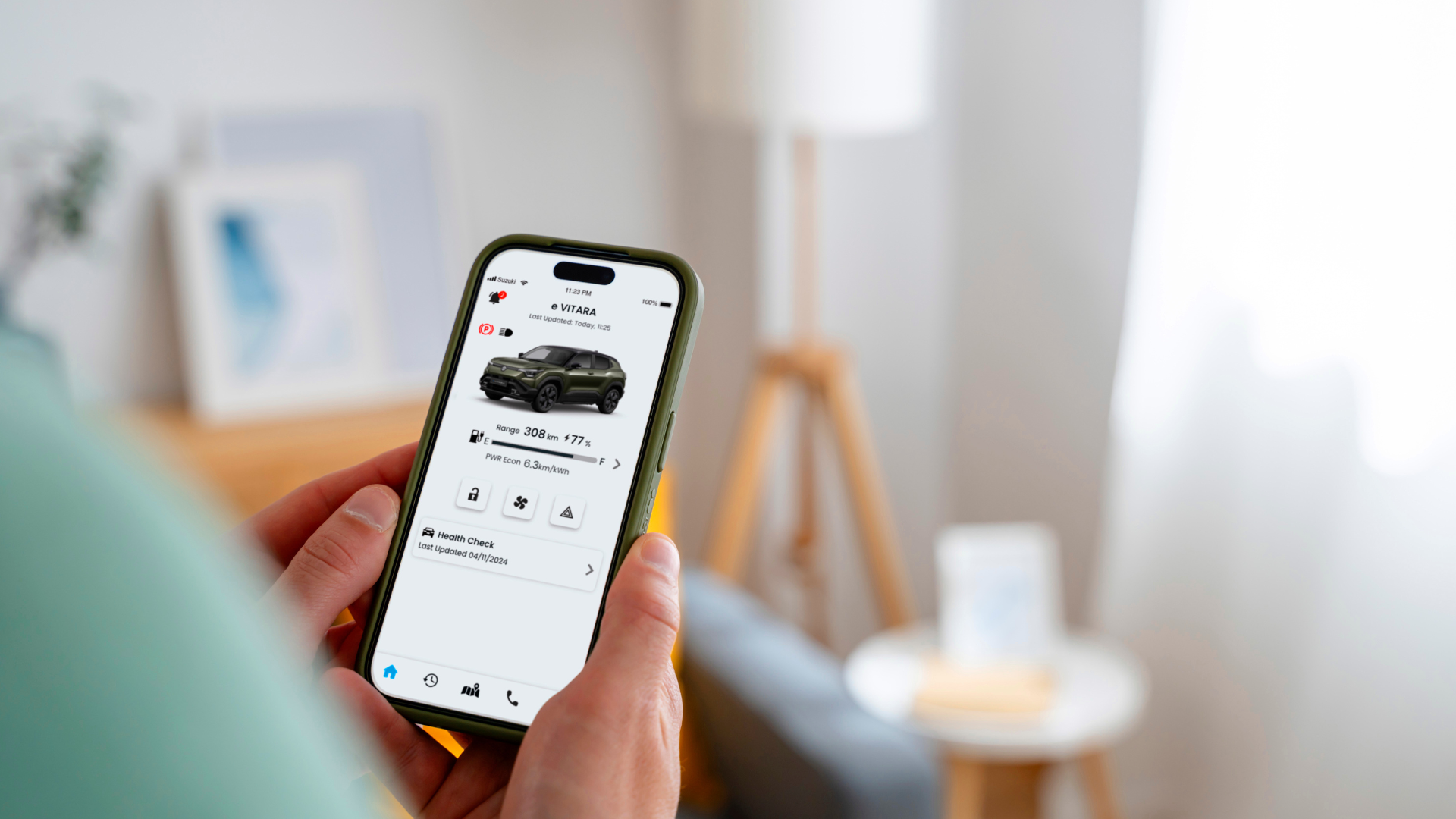 Suzuki E-Vitara Phone app