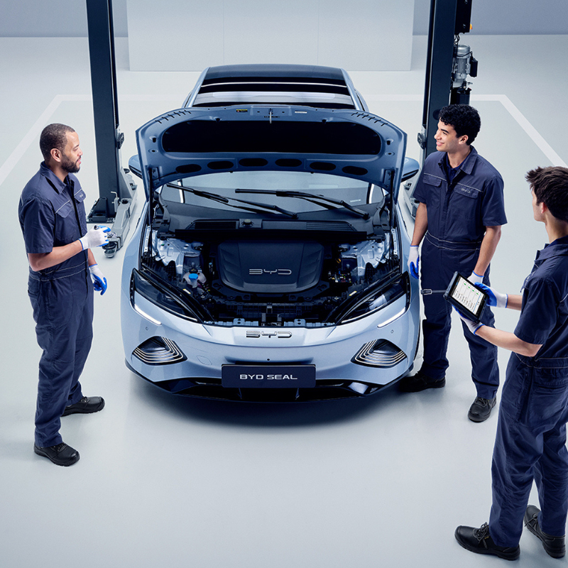 Mechanics Inspected BYD Vehicle