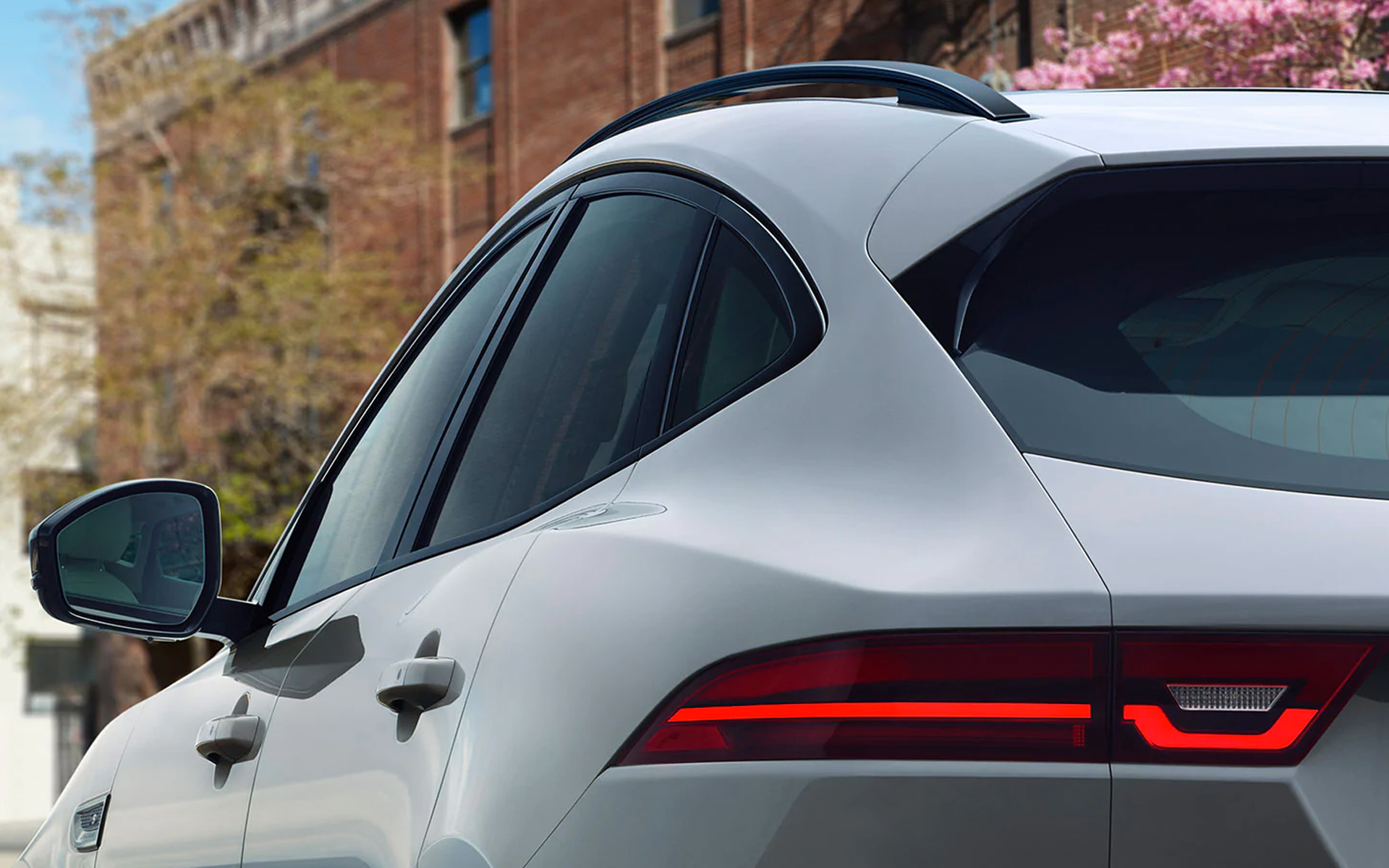 White E-Pace Charging
