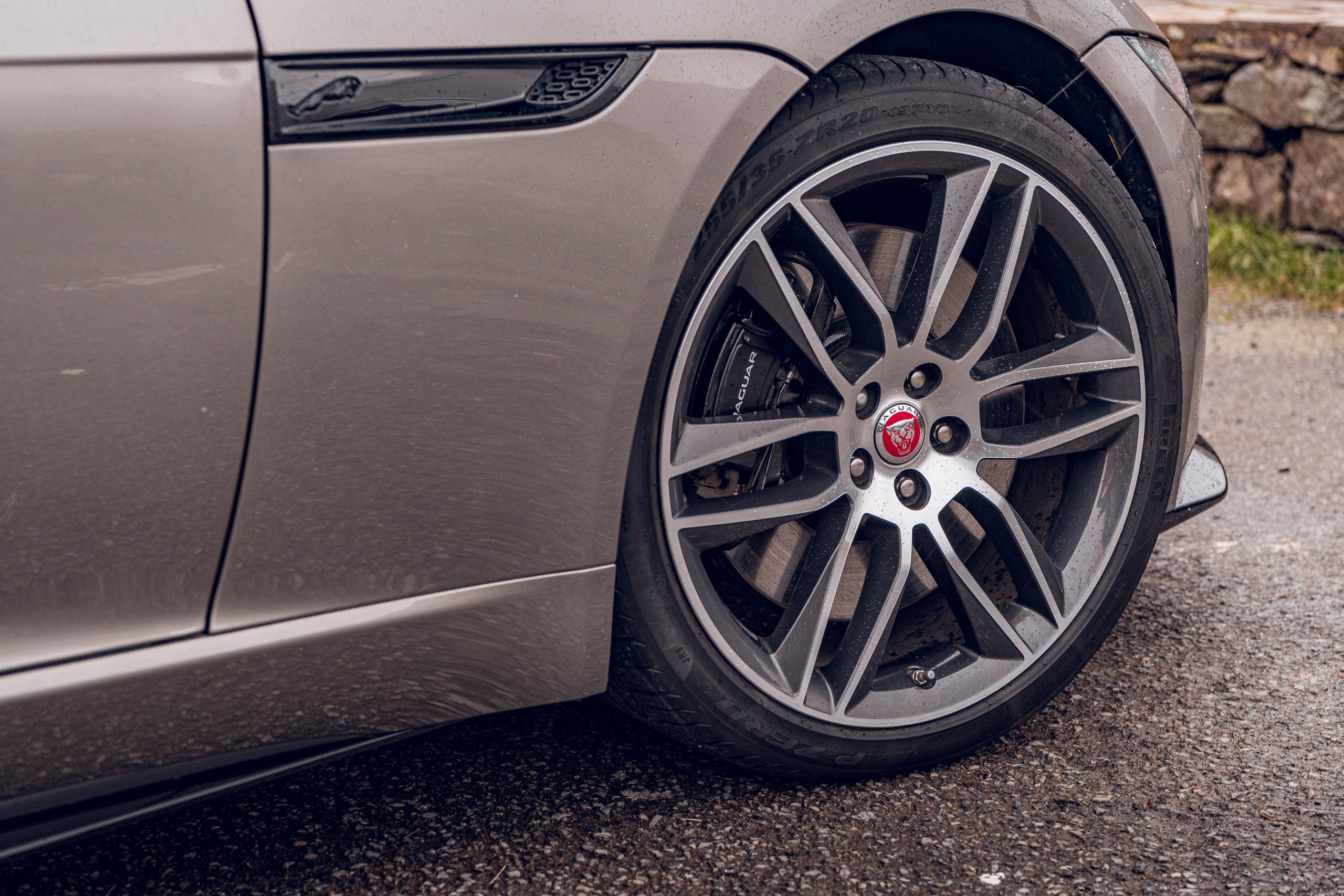 Jaguar F type alloy wheels