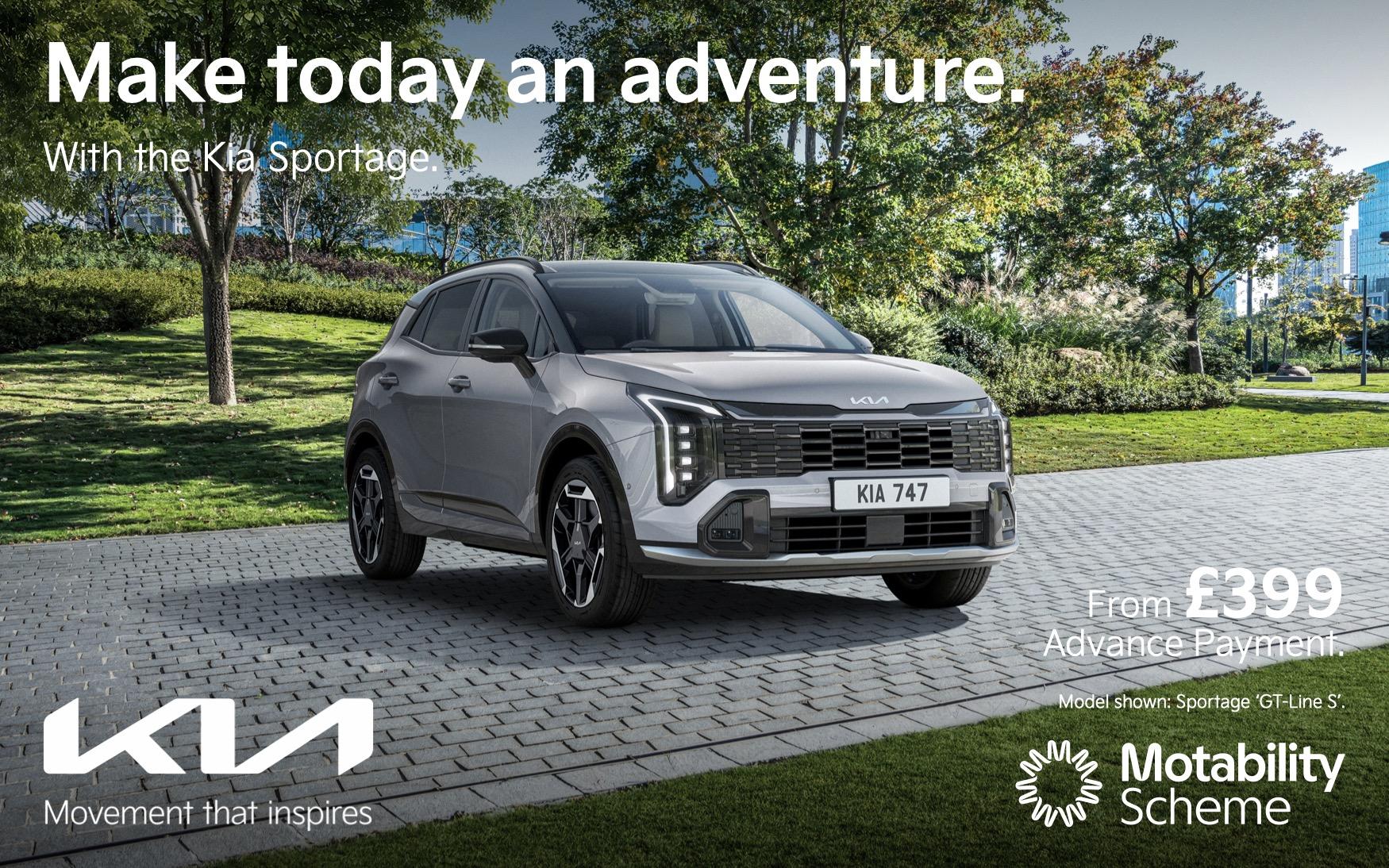 KIA SPORTAGE ON MOTABILITY SCHEME | MOTABILITY SCHEME WALES