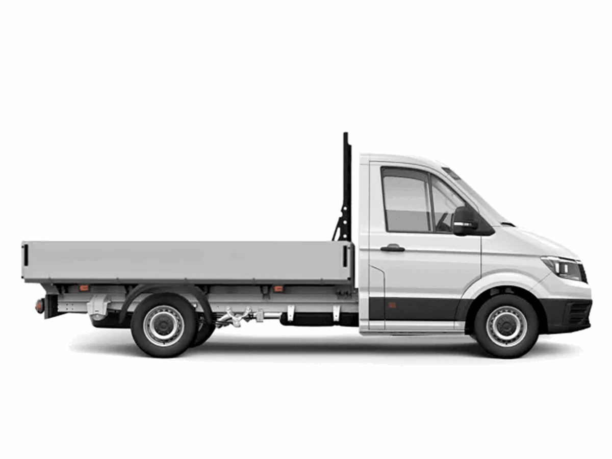 White Crafter Tipper Side View