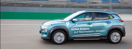 Hyundai Motor’s Kona Electric sets range record of 1,026 kilometres