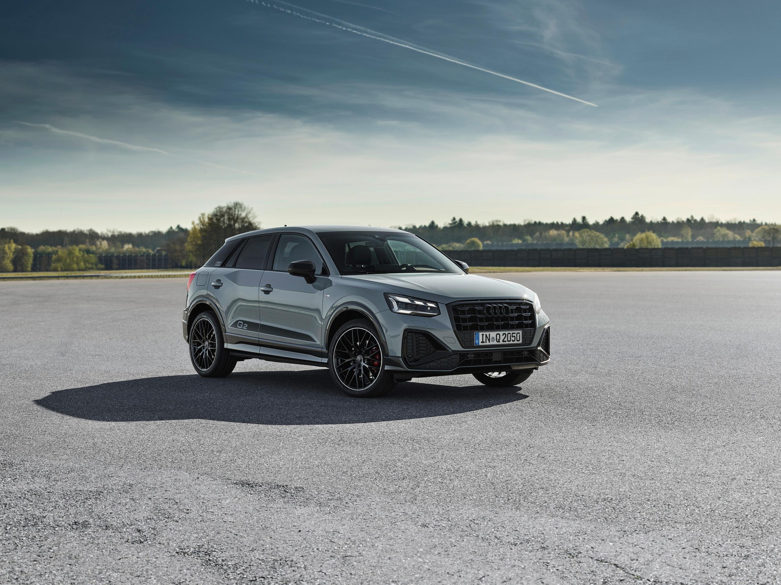 Audi Q2 grey front on