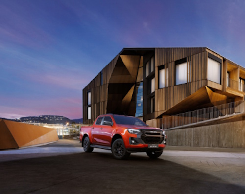 parked ISUZU D-MAX Isuzu V-Cross