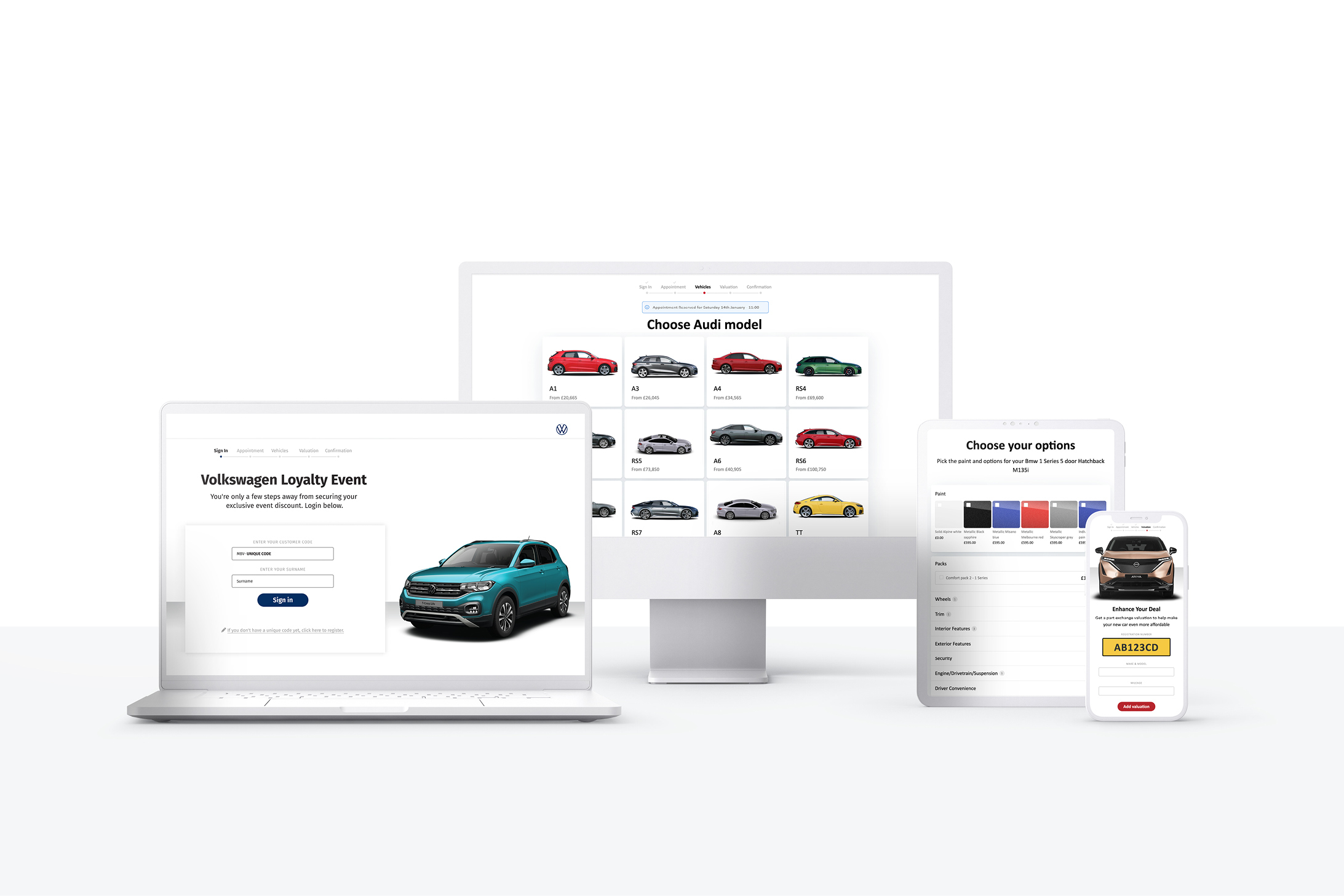 Ground-breaking Digital Showroom feature