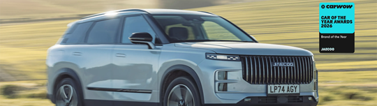 JAECOO Named Carwow's Brand of the Year 2026