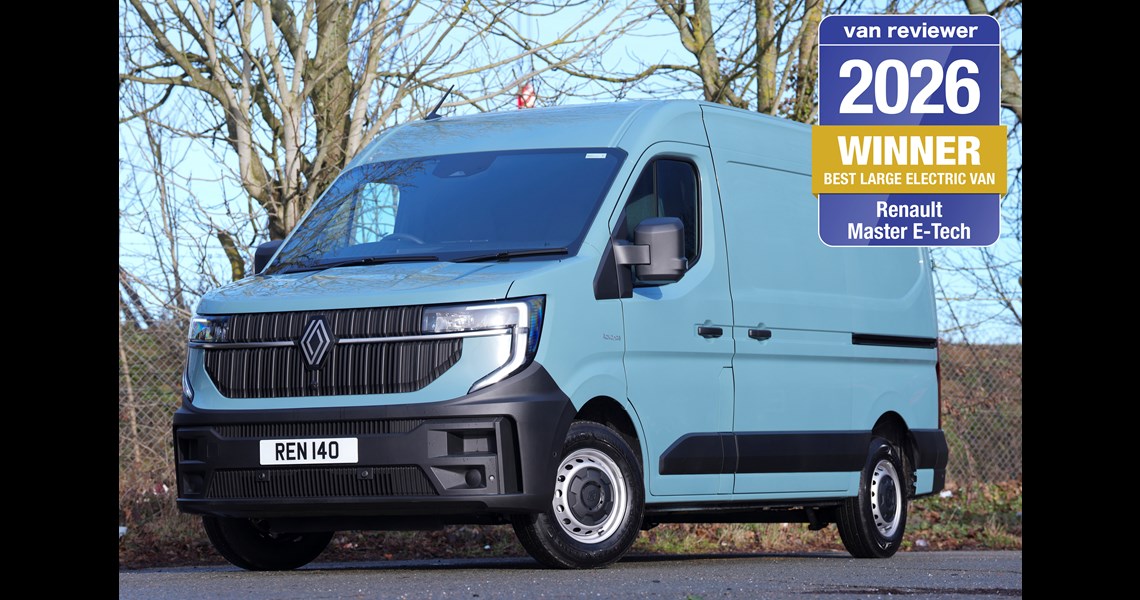 ALL-ELECTRIC RENAULT MASTER E-TECH AND UPCOMING NEW TRAFIC VAN E-TECH WIN AT THE INAUGURAL VAN REVIEWER AWARDS