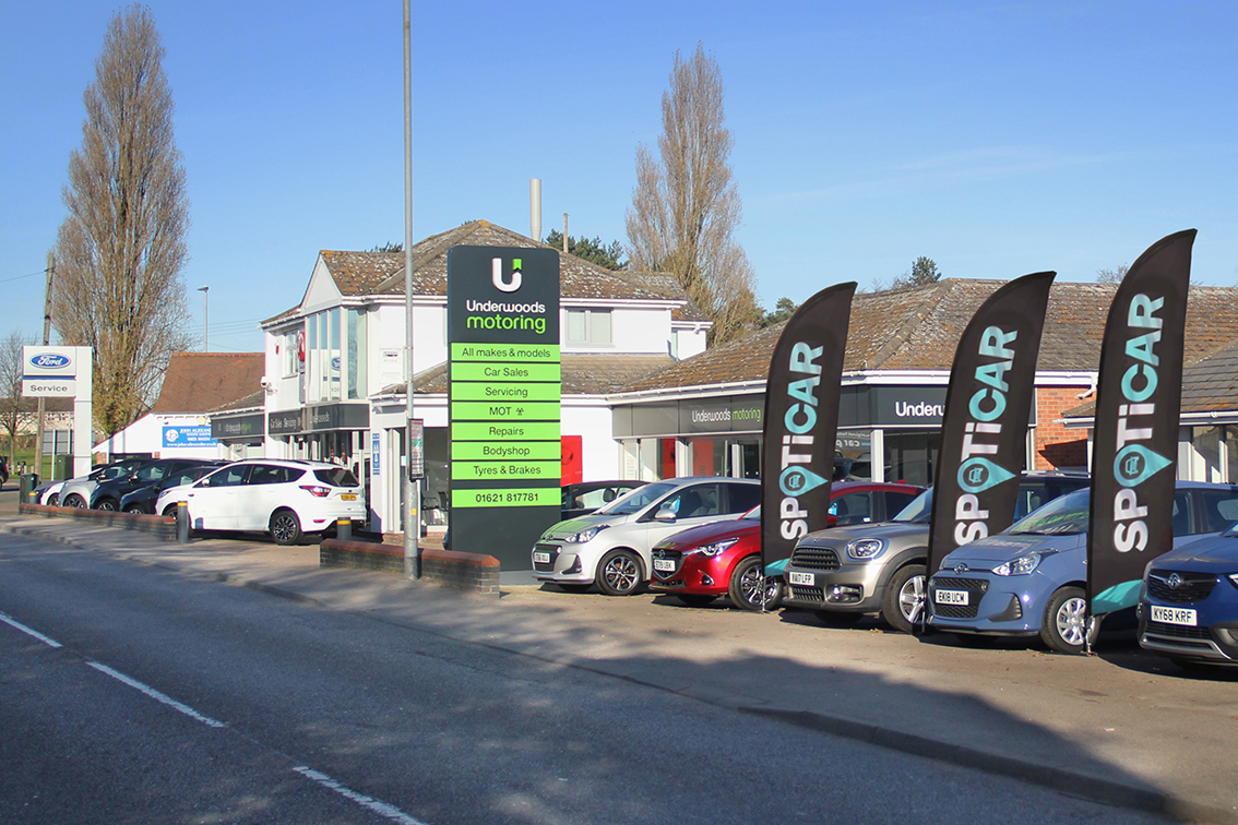 Underwoods Motoring in Tiptree used cars, car and van service mot and repairs
