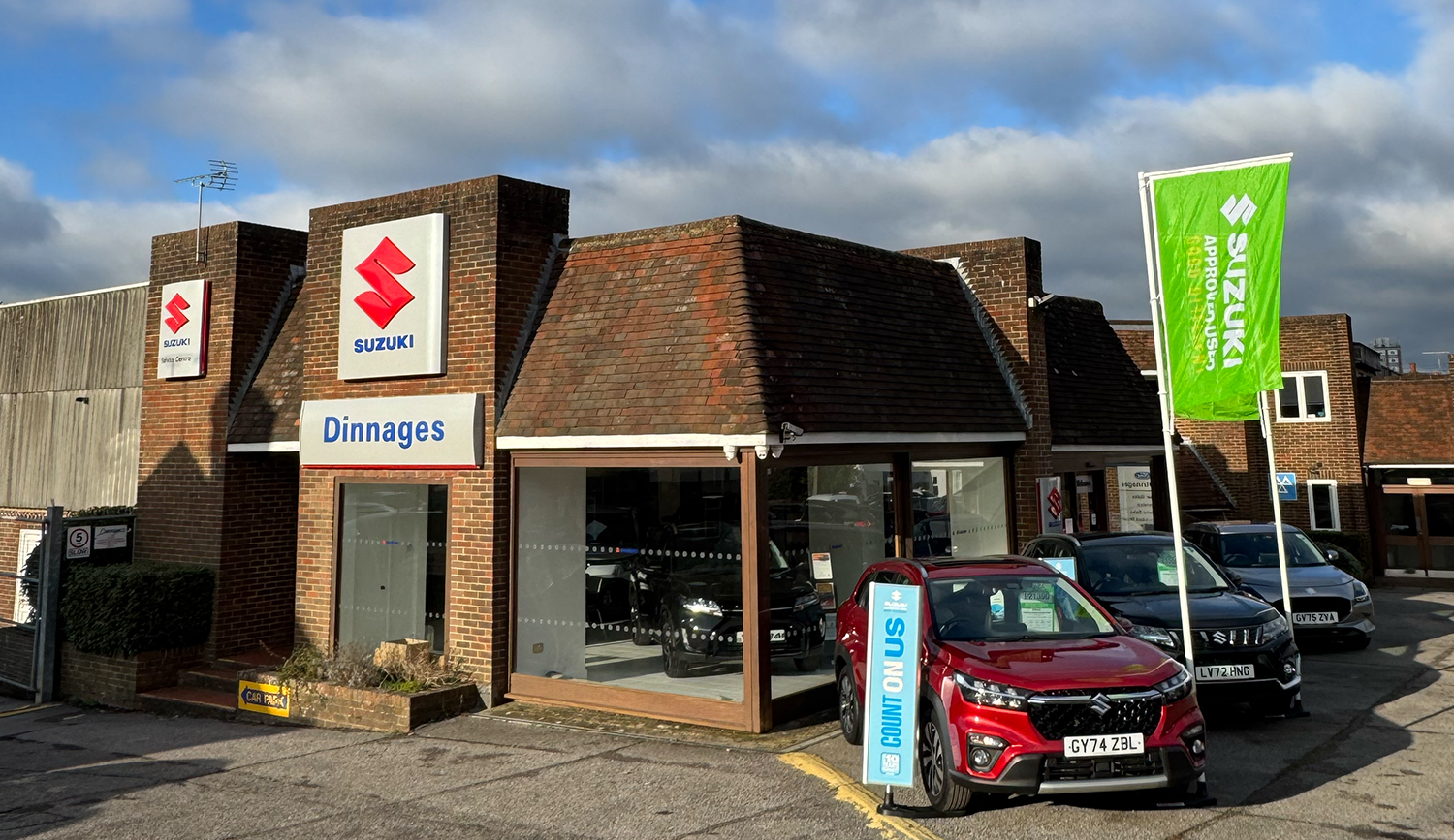 Dinnages Suzuki dealership in Haywards Heath