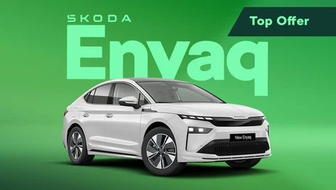 New Silver SKODA Enyaq Coupé Edition 85
