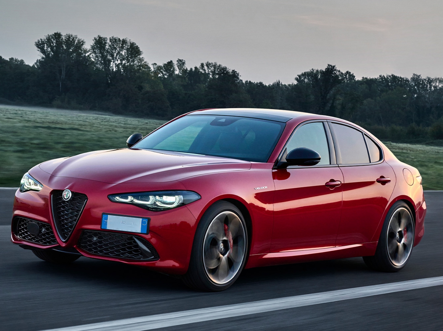 Giulia driving shot