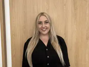 Katie Budgen representing Donald’s dealership team.