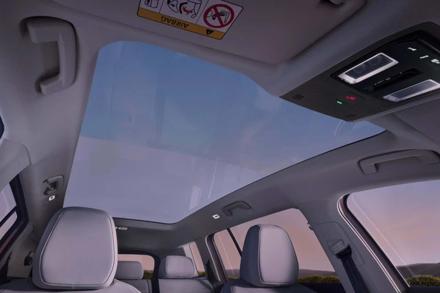 panoramic roof in the new, All-electric Skoda Peaq