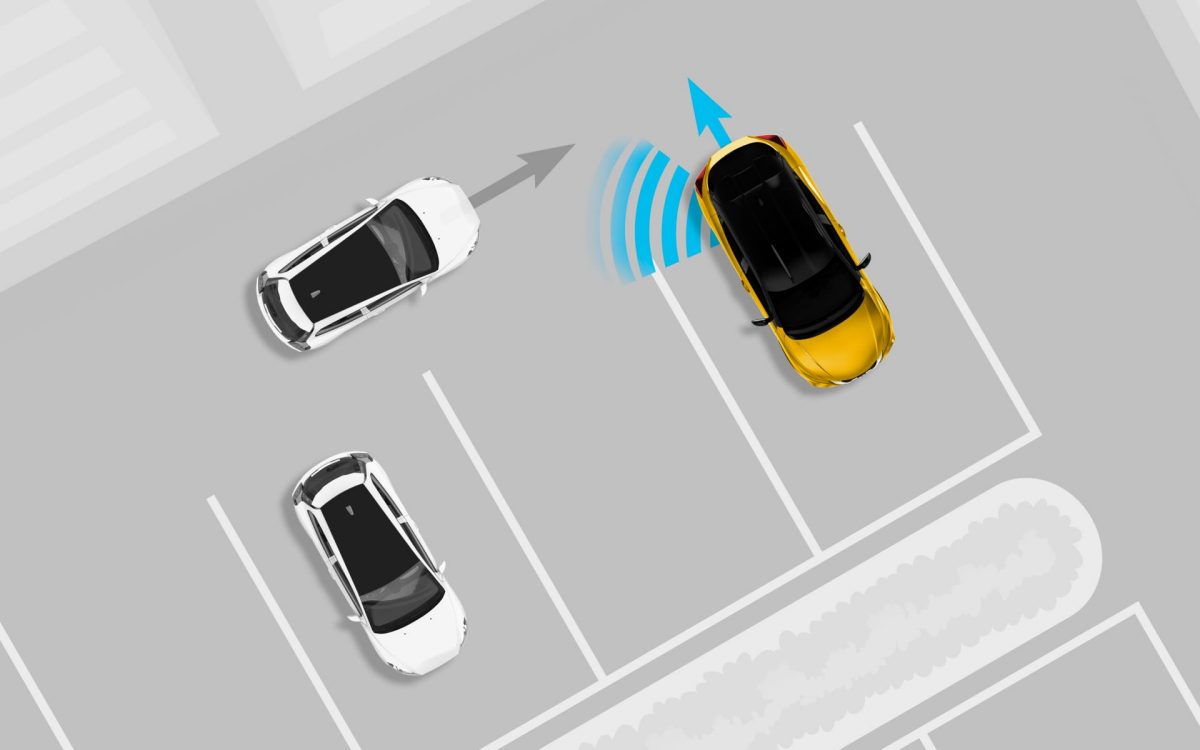 Nissan Juke - reverse parking sensor