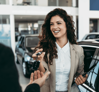 Person Receiving Keys